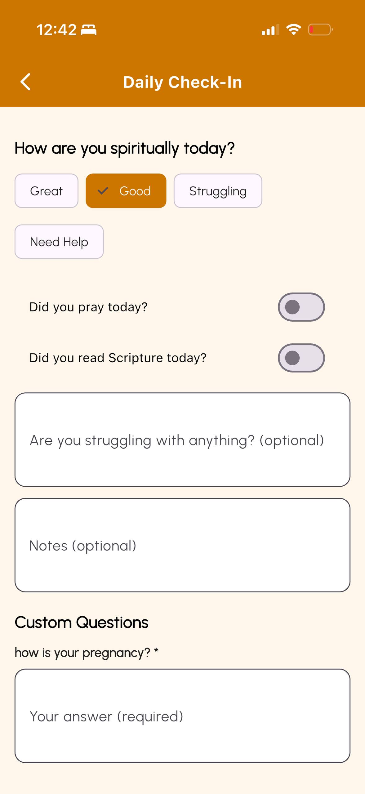Nolawi - Daily Check-In
